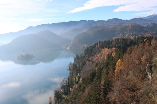 bled  slovenia  lake