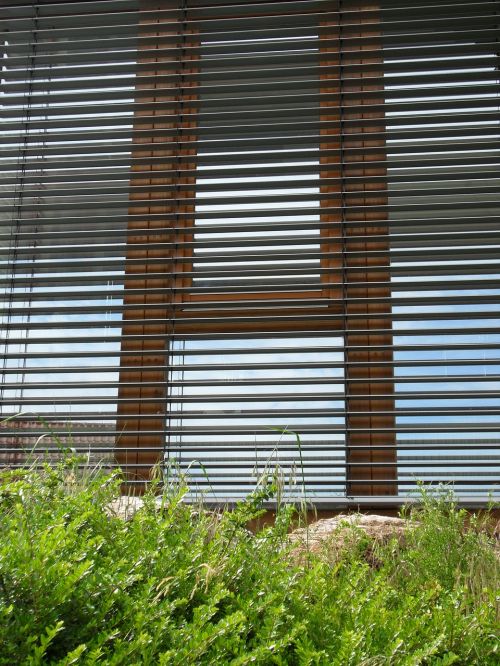 blinds window facade