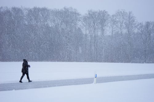 blizzard person escape