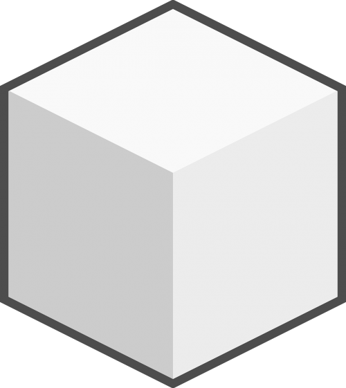 block cube sugar