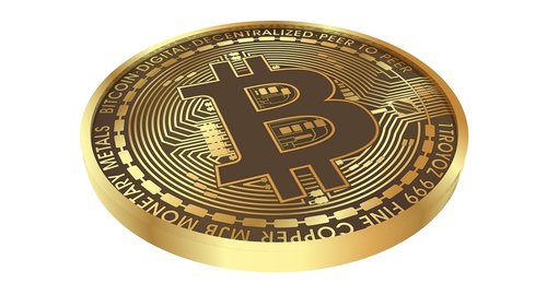 block chain  bitcoin  3d bicoin