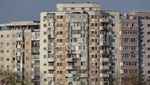 block of flats architecture apartments