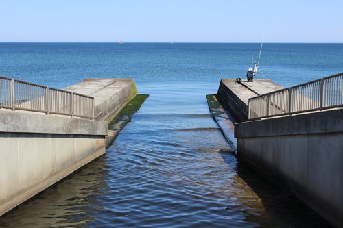 blocking factory  baltic sea  conventer lake