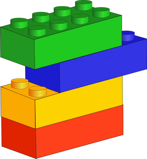 blocks blue bricks