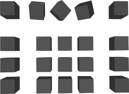 blocks cubes grey