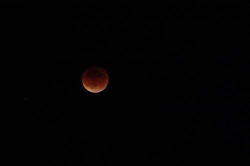 blood moon moon night sky