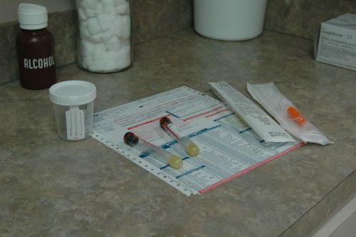 blood test urine test medical