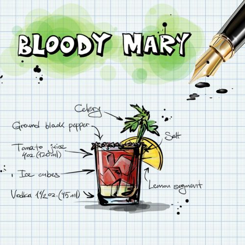 bloody mary cocktail drink