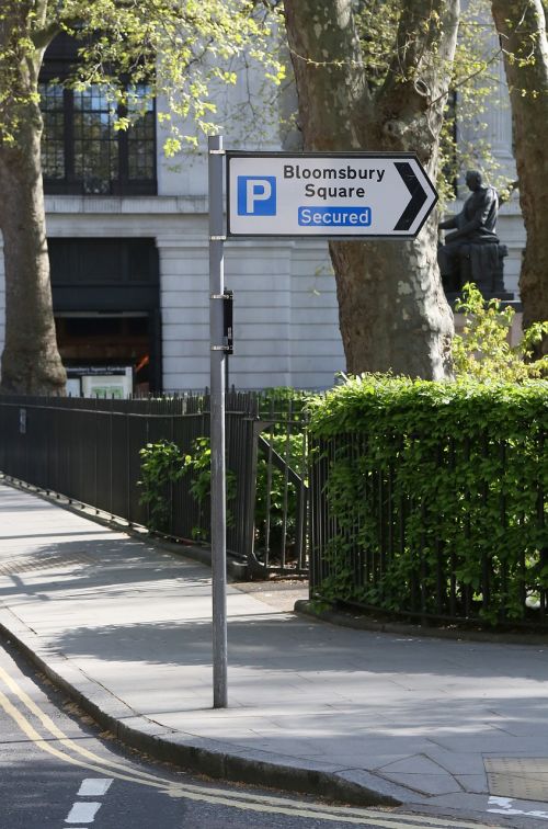bloomsbury car park sign parking