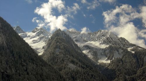 bludenz winter mountains