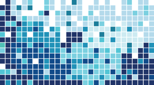 blue tile mosaic