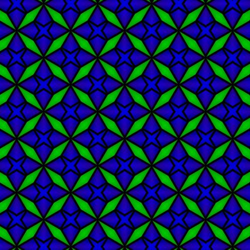 blue green pattern