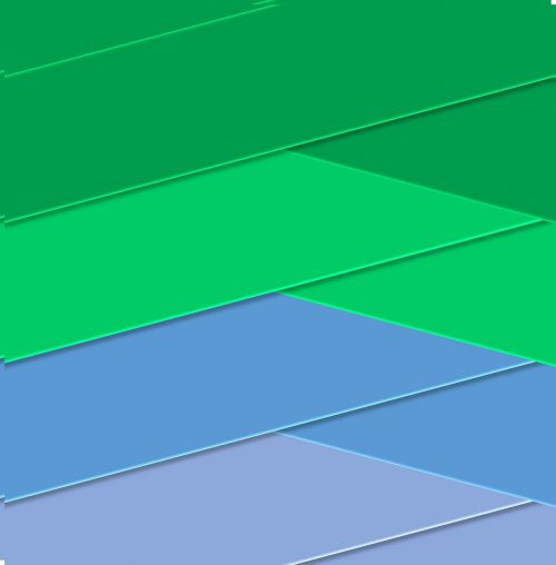 blue green geometric
