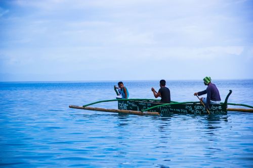 blue boat water