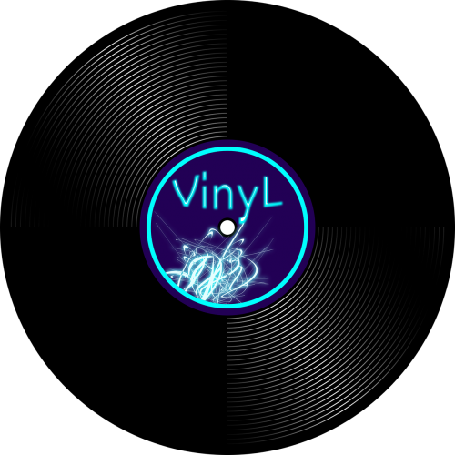 blue music vinyl