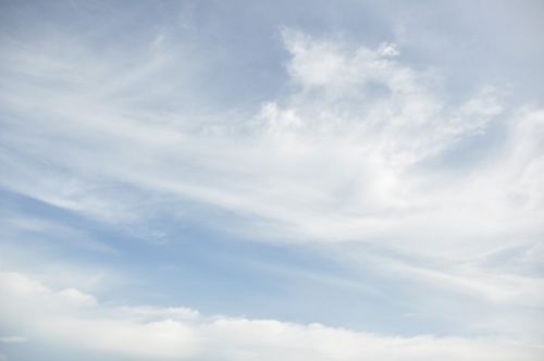 blue sky thin cloud