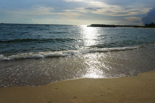 blue sky sea