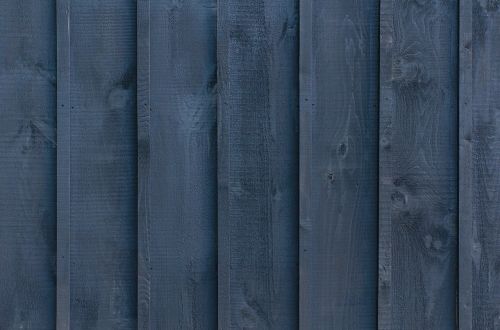 blue wooden wall