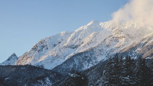 blue sky mountain