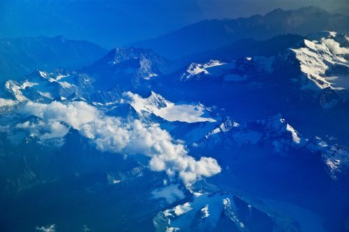 blue sky clouds