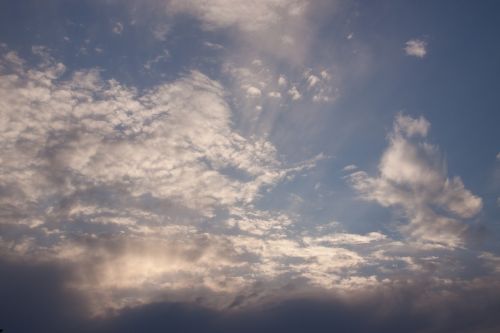 blue sky clouds