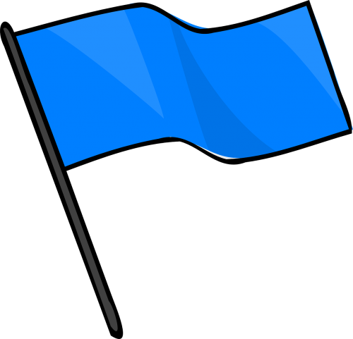 blue flag wind