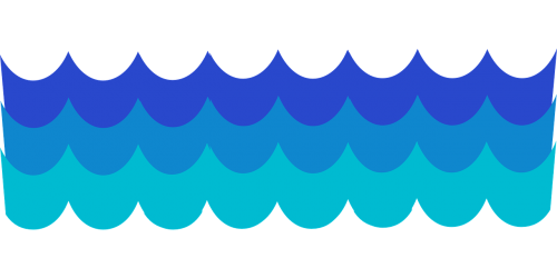 blue water pattern