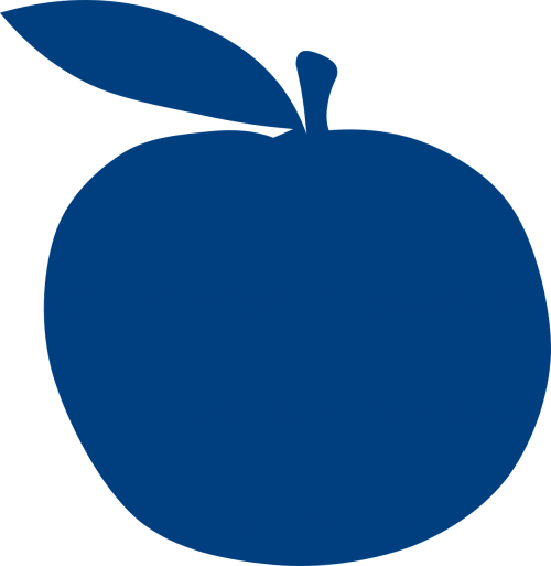 blue apple leaf