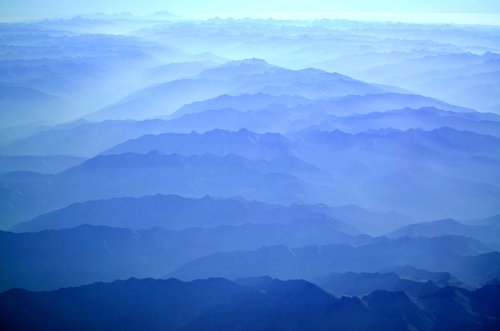 blue  mountains  landscape