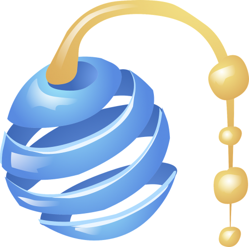 blue coil helix