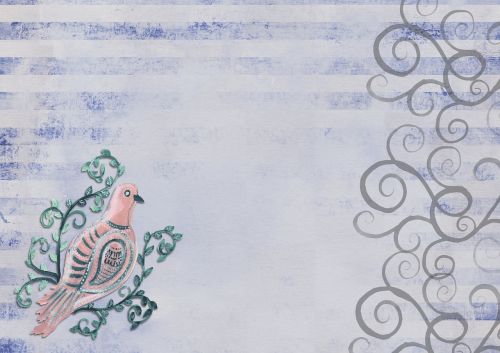 blue background dove