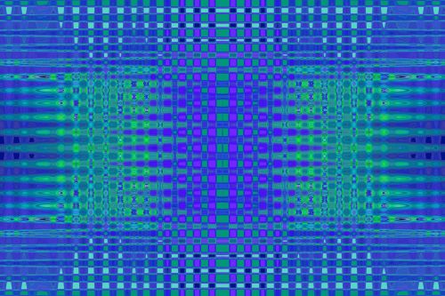 Blue And Green Pattern