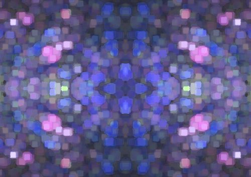 Blue And Pink Pixel Pattern