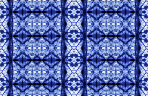 Blue And White Pattern