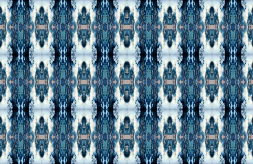 Blue And White Pattern