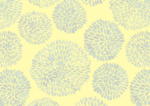 blue and yellow yellow background floral