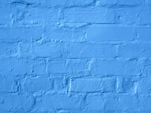 Blue Bricks Background