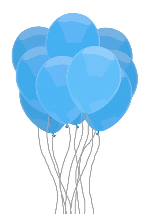 Blue Bunch Of Balloons