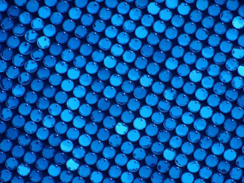 Blue Circular Pattern Background