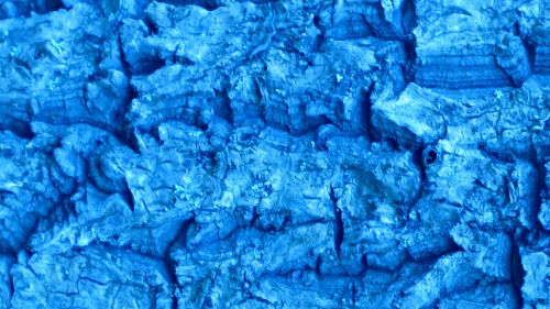 Blue Cracked Rock Background