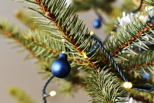 blue decorations  christmas tree toys  christmas tree decorations