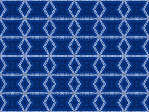 Blue Geometric Seamless Pattern