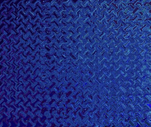 Blue Interlocking Pattern