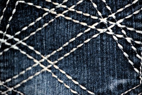 Blue Jean Pattern Background Colors