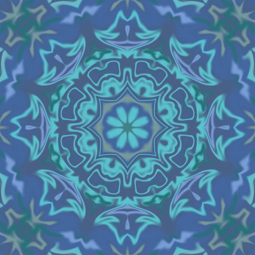 Blue Kaleidoscope