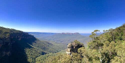blue mountains australia panorama