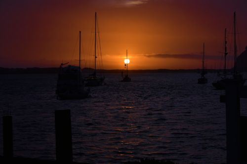 Blue Orange Sunset