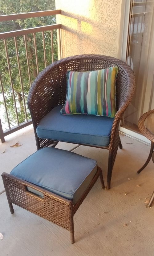 Blue Patio Chair