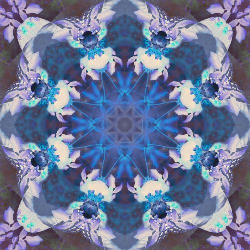 Blue Pattern Background Abstract