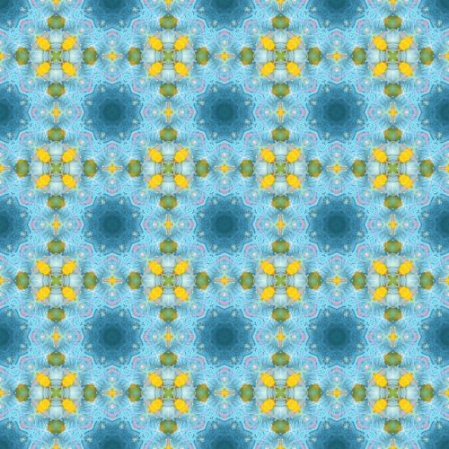 Blue Pattern Seamless Background